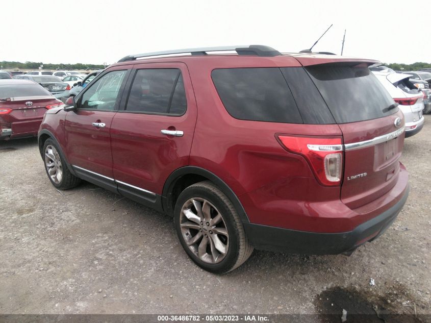 2013 FORD EXPLORER LIMITED - 1FM5K7F8XDGC60050