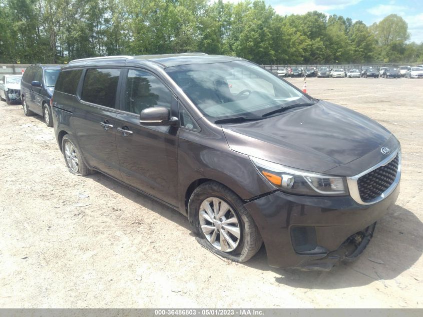 2016 KIA SEDONA LX - KNDMB5C14G6165974