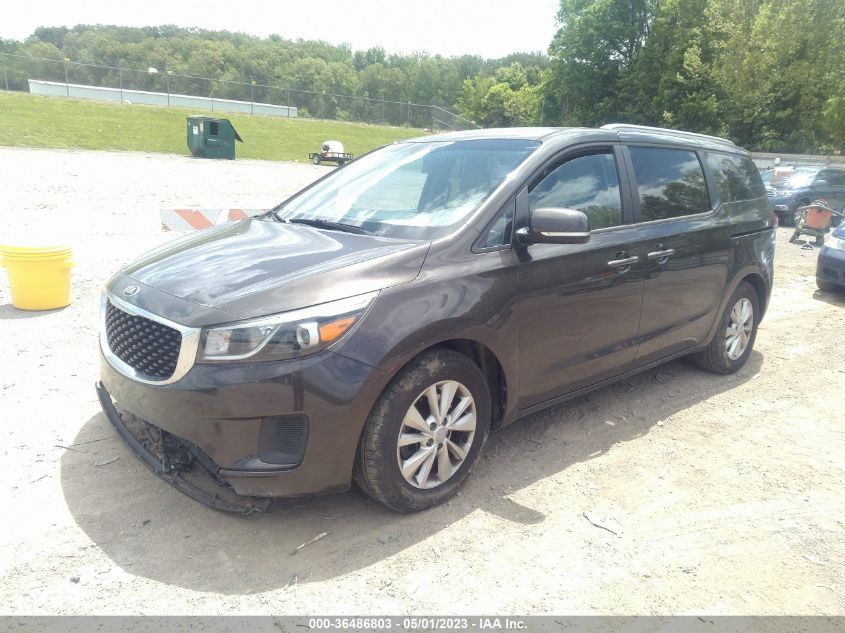 2016 KIA SEDONA LX - KNDMB5C14G6165974