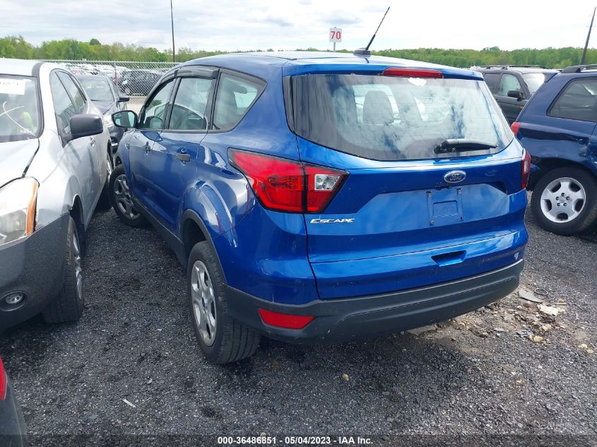 2019 FORD ESCAPE S - 1FMCU0F73KUB96349