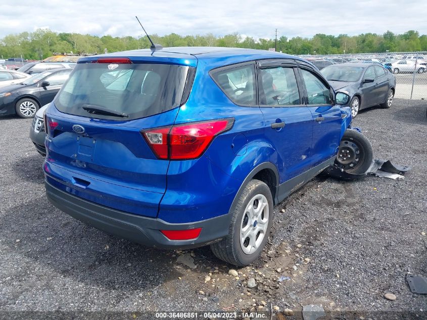 2019 FORD ESCAPE S - 1FMCU0F73KUB96349