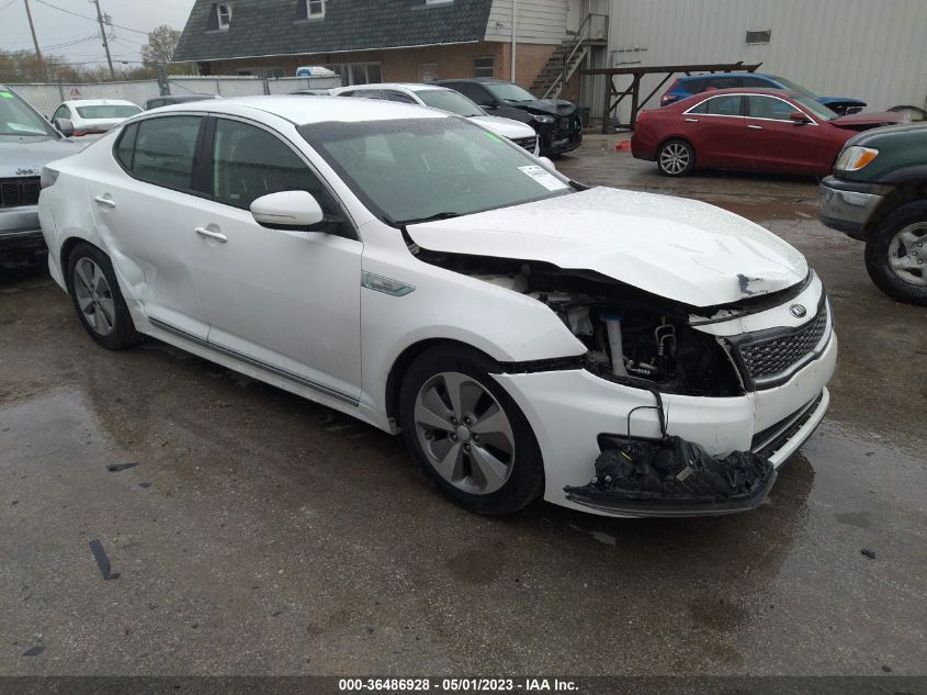 2014 KIA OPTIMA HYBRID EX - KNAGN4AD7E5063757