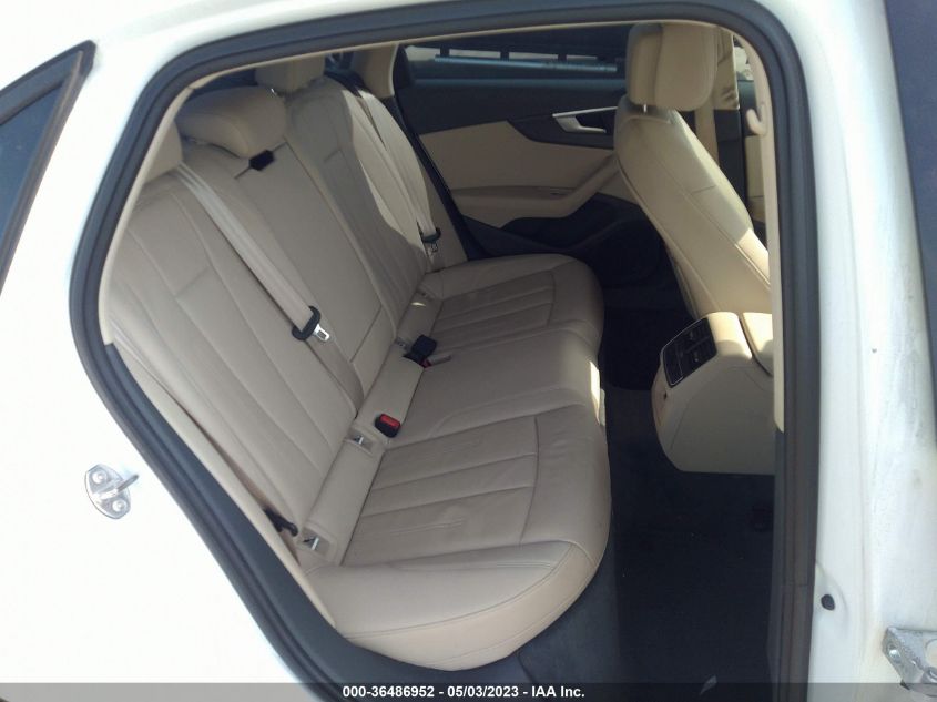 2017 AUDI A4 PREMIUM - WAUGNAF44HN024202