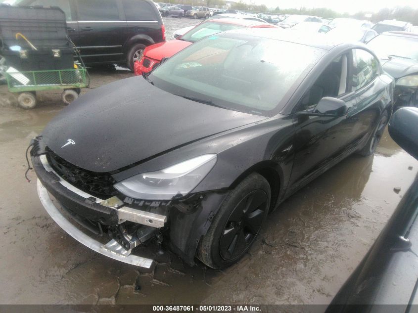 2022 TESLA MODEL 3 LONG RANGE - 5YJ3E1EB6NF230116