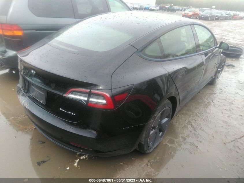 2022 TESLA MODEL 3 LONG RANGE - 5YJ3E1EB6NF230116