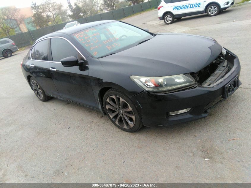 2014 HONDA ACCORD SEDAN SPORT - 1HGCR2F55EA064751