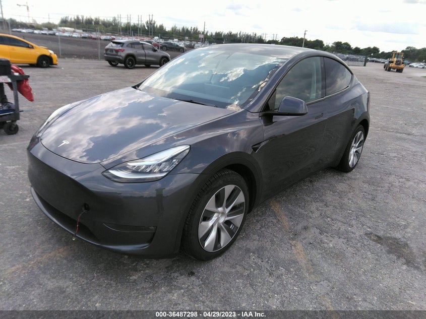 VIN 7SAYGDEE2NF443157 2022 TESLA MODEL Y LONG RANGE