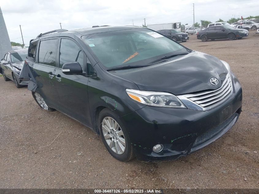 2016 TOYOTA SIENNA XLE/XLE AAS/LTD - 5TDYK3DCXGS709707