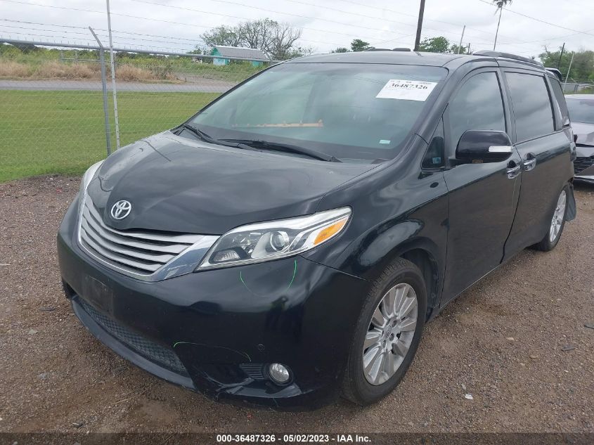 2016 TOYOTA SIENNA XLE/XLE AAS/LTD - 5TDYK3DCXGS709707