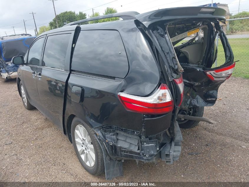 2016 TOYOTA SIENNA XLE/XLE AAS/LTD - 5TDYK3DCXGS709707