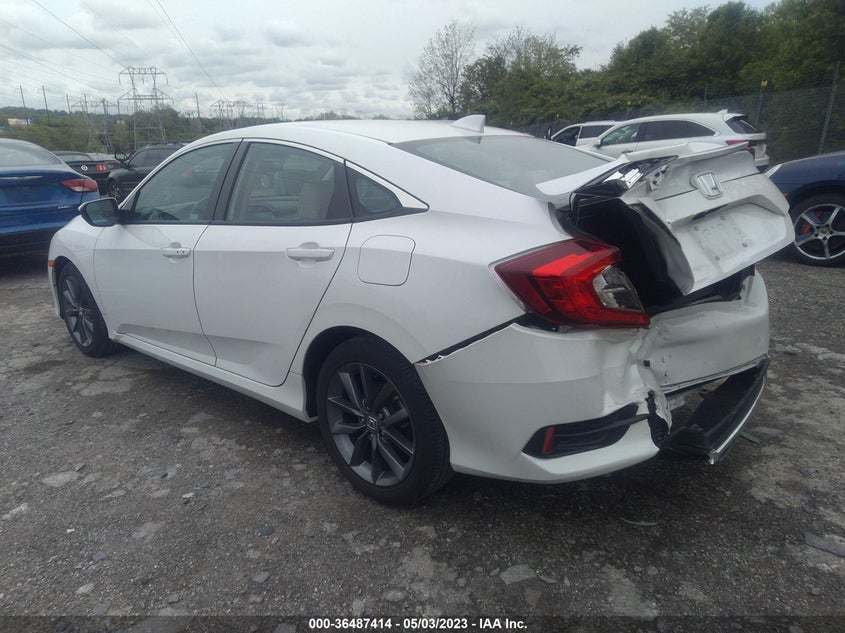 VIN 2HGFC1F34MH700549 2021 HONDA CIVIC SEDAN EX