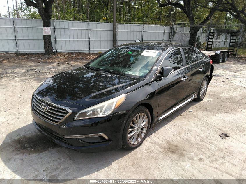 2015 HYUNDAI SONATA 2.4L LIMITED - 5NPE34AF0FH227546