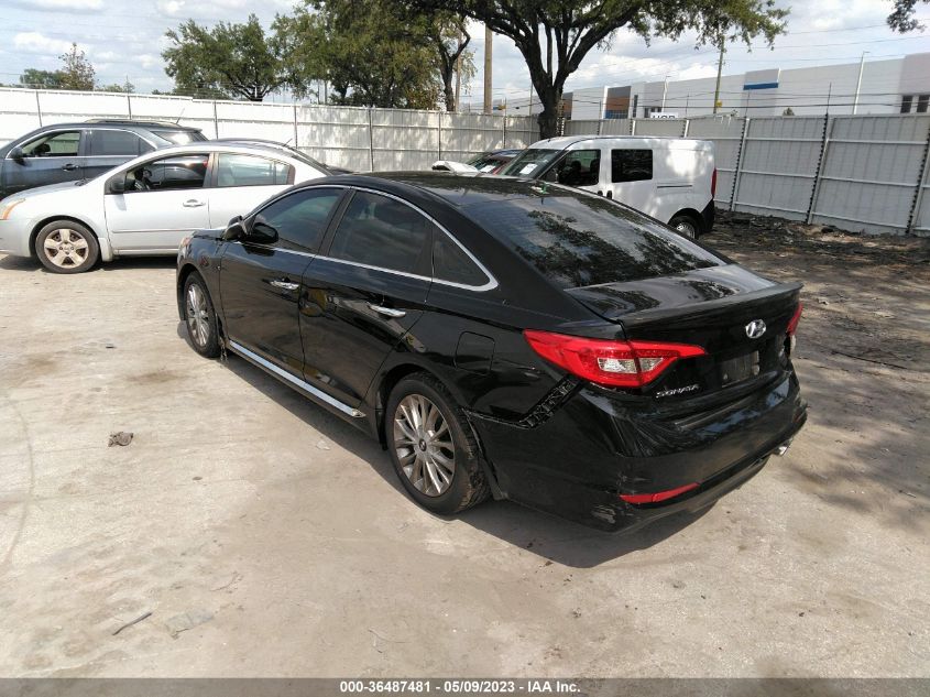 2015 HYUNDAI SONATA 2.4L LIMITED - 5NPE34AF0FH227546