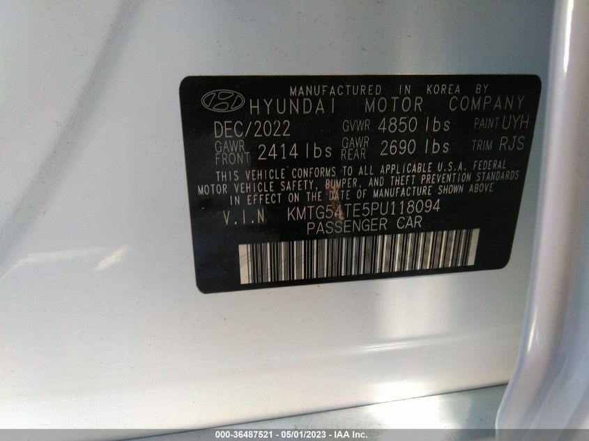 2023 GENESIS G70 3.3T - KMTG54TE5PU118094