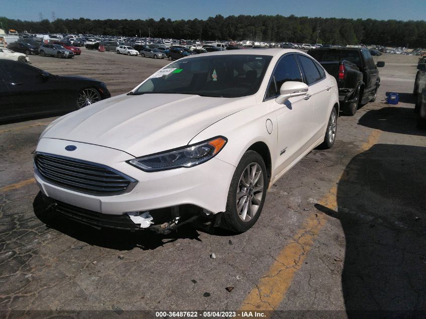 2018 FORD FUSION ENERGI SE - 3FA6P0PU4JR106652