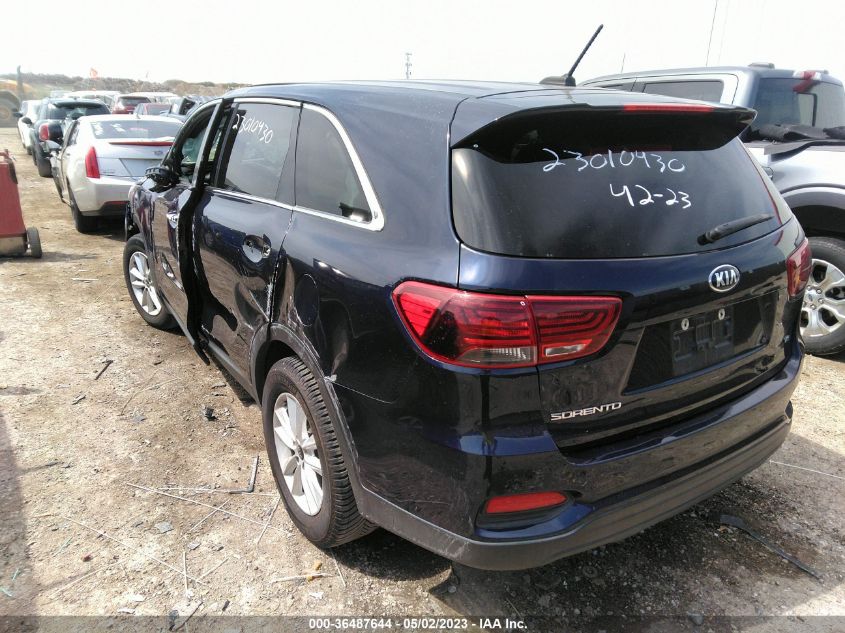 2020 KIA SORENTO LX V6 - 5XYPG4A51LG622164