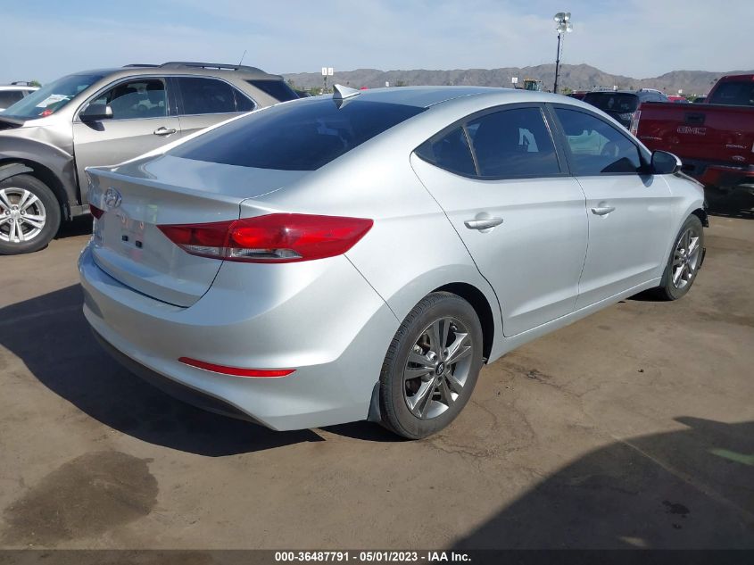 2018 HYUNDAI ELANTRA SEL - 5NPD84LF6JH226419