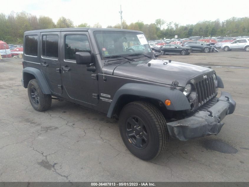2016 JEEP WRANGLER UNLIMITED SPORT - 1C4BJWDG9GL336223