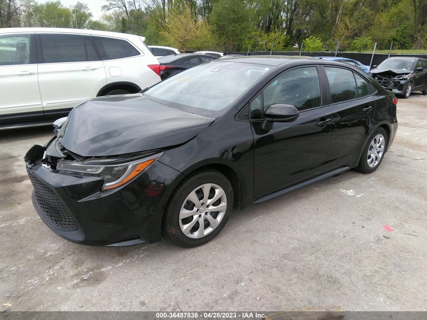 VIN 5YFEPMAE3MP179407 2021 TOYOTA COROLLA LE