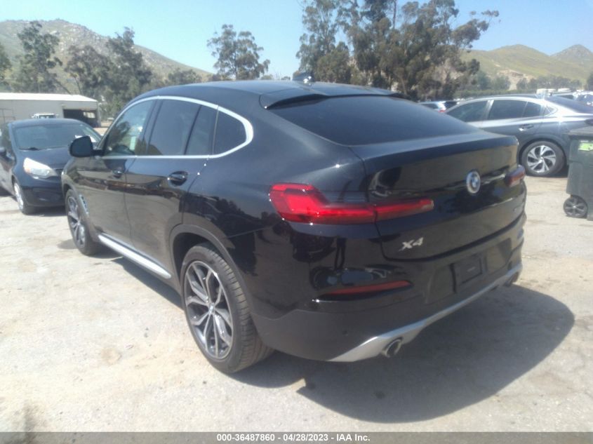 2021 BMW X4 XDRIVE30I 5UX2V1C04M9F02010