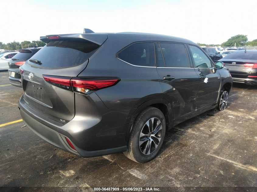 VIN 5TDGZRAH2MS527733 2021 TOYOTA HIGHLANDER XLE