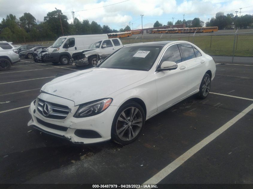 55SWF4KBXGU140338 2016 MERCEDES-BENZ C-CLASS, photo no. 2