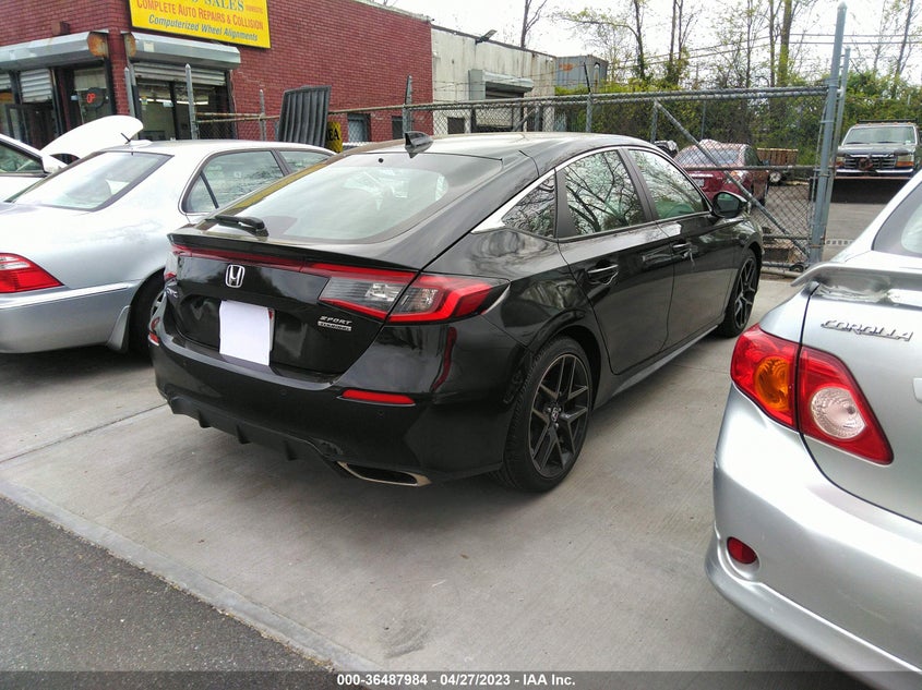 VIN 19XFL1G80NE005667 2022 HONDA CIVIC HATCHBACK SPORT TOURING