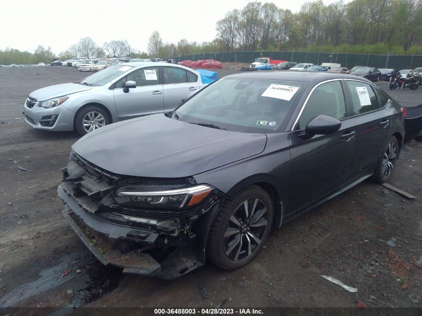 2022 HONDA CIVIC SEDAN EX - 2HGFE1F79NH322629