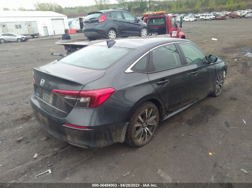 2022 HONDA CIVIC SEDAN EX - 2HGFE1F79NH322629