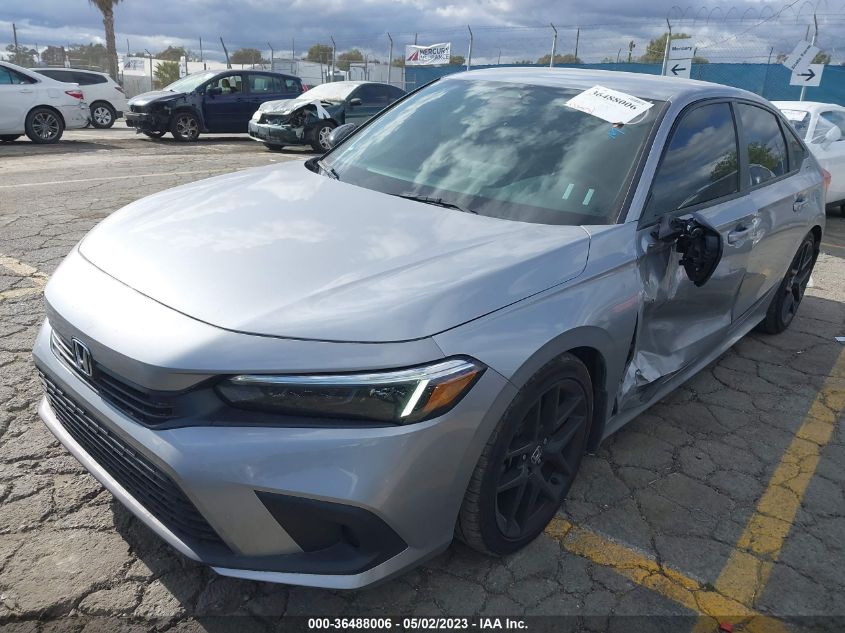 2022 HONDA CIVIC SEDAN SPORT - 2HGFE2F56NH541293