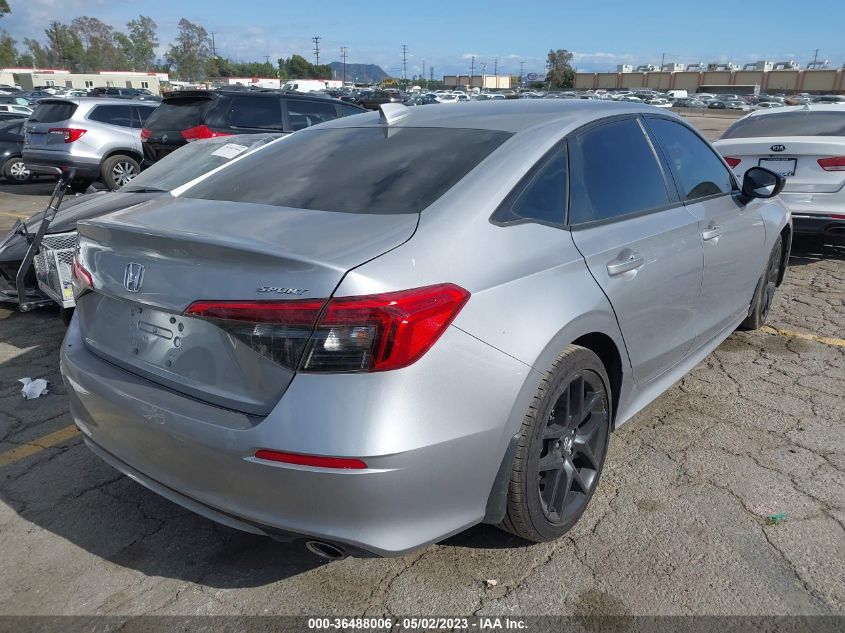 2022 HONDA CIVIC SEDAN SPORT - 2HGFE2F56NH541293