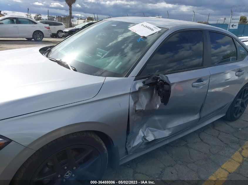 2022 HONDA CIVIC SEDAN SPORT - 2HGFE2F56NH541293