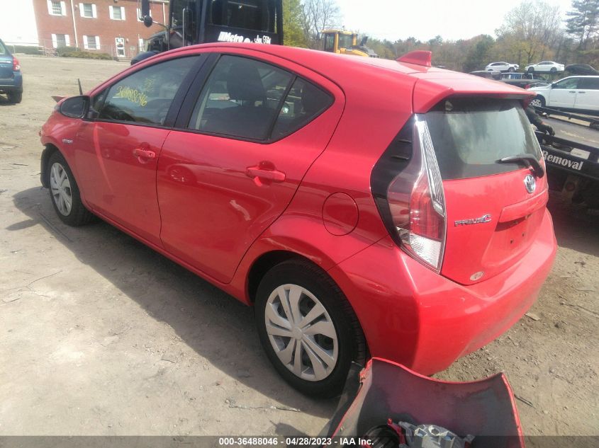 2015 TOYOTA PRIUS C ONE/TWO/THREE/FOUR - JTDKDTB34F1586436
