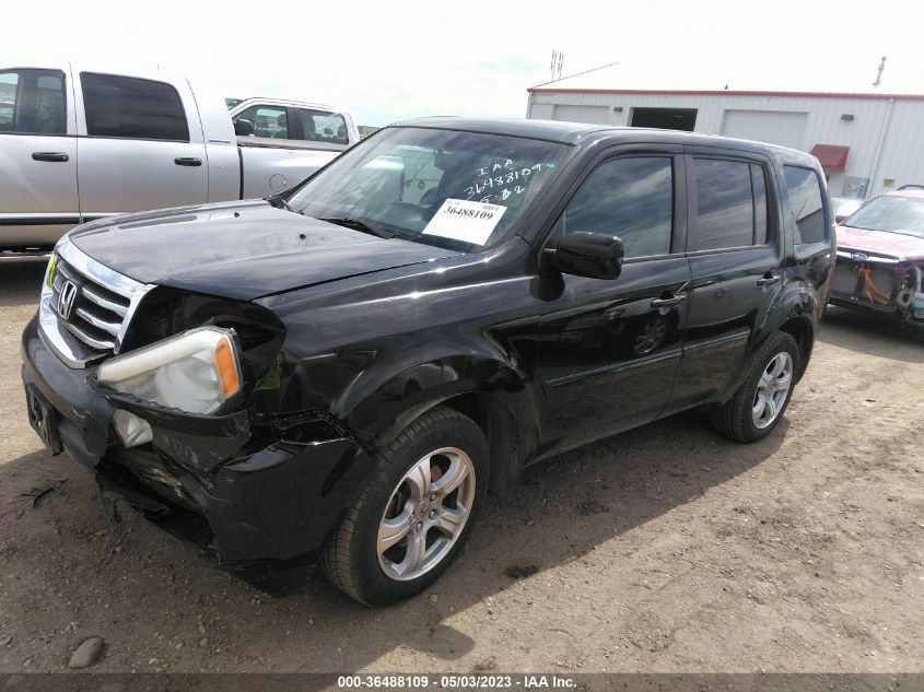 2013 HONDA PILOT EX-L - 5FNYF4H58DB069714