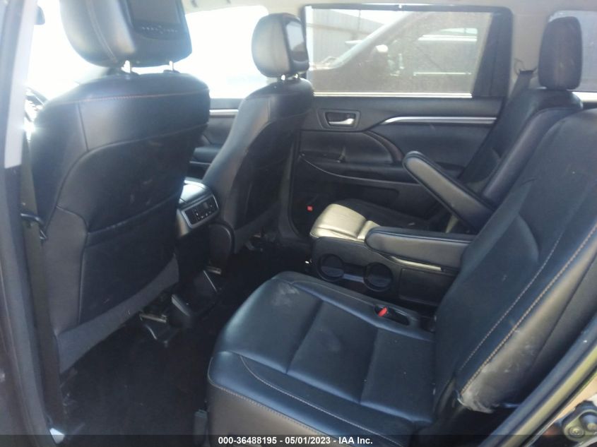 2016 TOYOTA HIGHLANDER LIMITED - 5TDYKRFH2GS120369