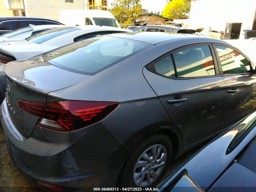 2019 HYUNDAI ELANTRA SE - 5NPD74LF9KH473308