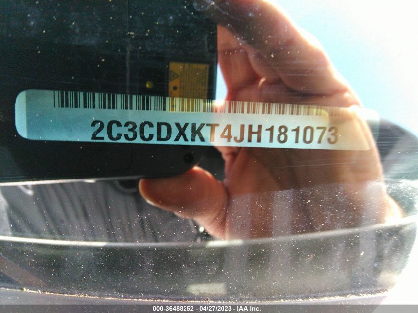 2018 DODGE CHARGER POLICE - 2C3CDXKT4JH181073