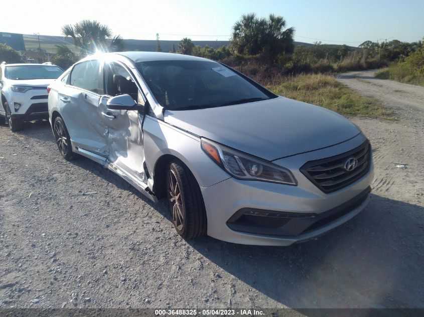 2015 HYUNDAI SONATA 2.0T SPORT - 5NPE34AB9FH075683