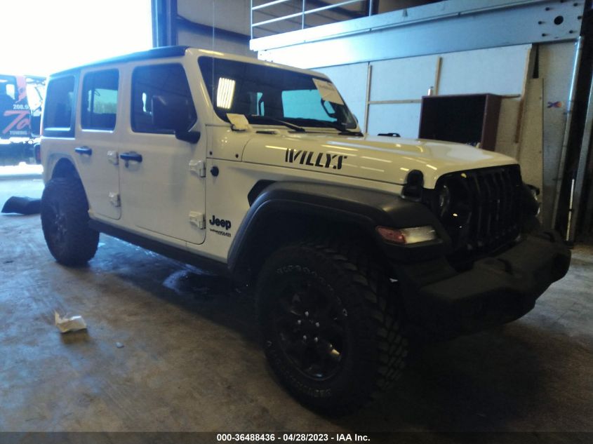 2020 JEEP WRANGLER UNLIMITED WILLYS - 1C4HJXDG0LW251036