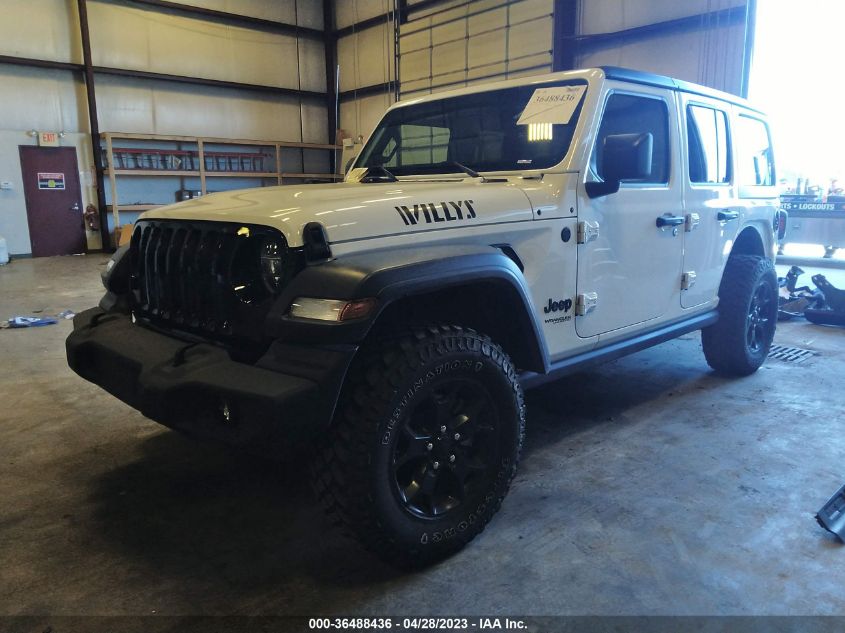 2020 JEEP WRANGLER UNLIMITED WILLYS - 1C4HJXDG0LW251036
