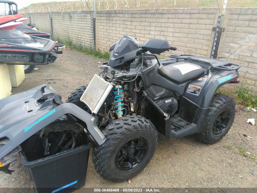 2021 CAN-AM OUTLANDER XT 570 3JBLKAT24MJ000035