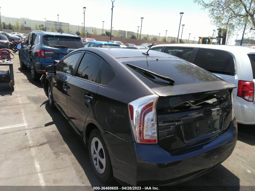 2013 TOYOTA PRIUS ONE/TWO/THREE/FOUR/FIVE - JTDKN3DU0D5605069