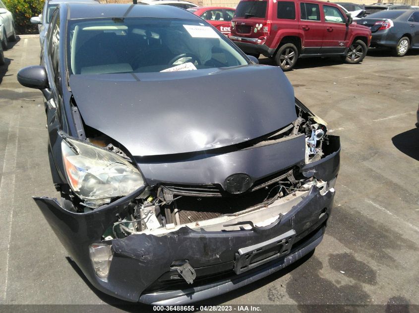 2013 TOYOTA PRIUS ONE/TWO/THREE/FOUR/FIVE - JTDKN3DU0D5605069