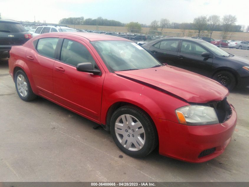 2014 DODGE AVENGER SE - 1C3CDZAB1EN195711
