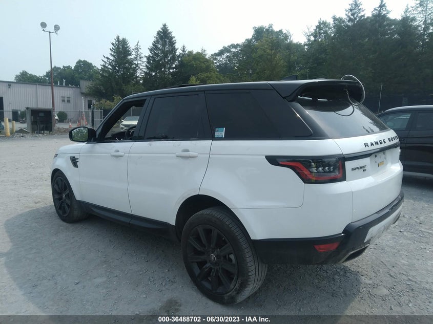 VIN SALWR2SU1MA755792 2021 LAND ROVER RANGE ROVER SPORT HSE SILVER EDITION