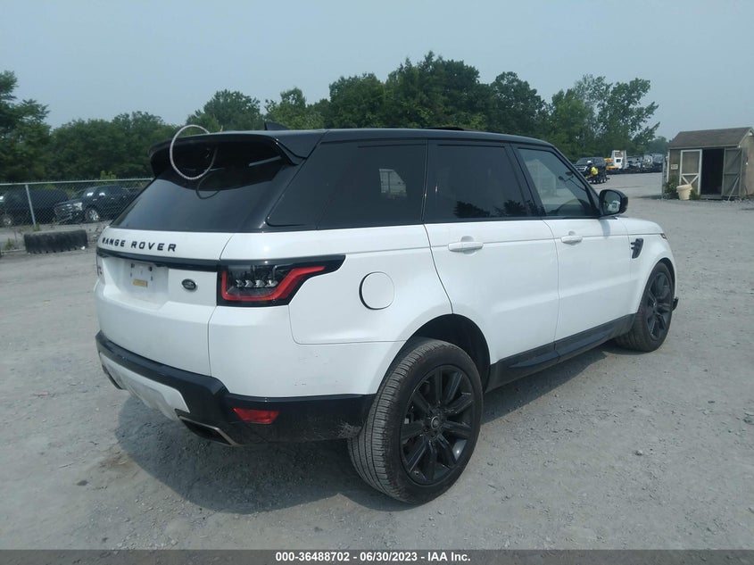 VIN SALWR2SU1MA755792 2021 LAND ROVER RANGE ROVER SPORT HSE SILVER EDITION