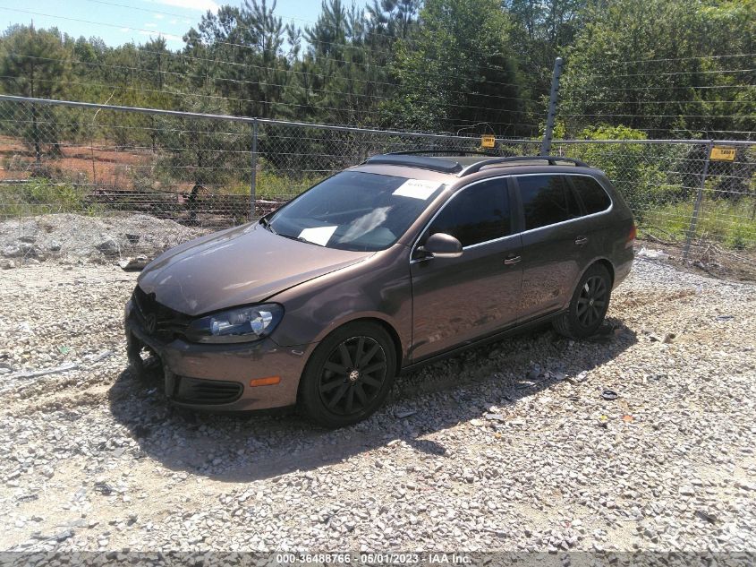 2013 VOLKSWAGEN JETTA SPORTWAGEN TDI W/SUNROOF & NAV - 3VWPL7AJ2DM675953