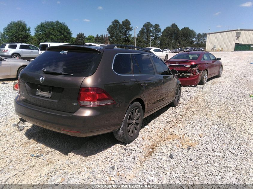 2013 VOLKSWAGEN JETTA SPORTWAGEN TDI W/SUNROOF & NAV - 3VWPL7AJ2DM675953