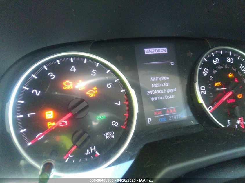 2021 TOYOTA RAV4 XLE PREMIUM - 2T3A1RFV3MW151442