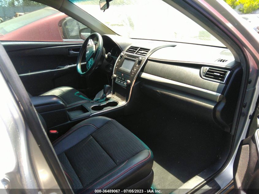 2015 TOYOTA CAMRY XLE/SE/LE/XSE - 4T1BF1FK0FU485145